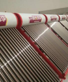 Non pressure solar heater in series