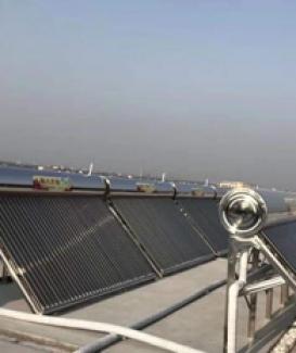 High pressure solar heater for hotel